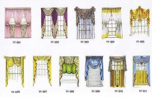 Огромное количество идей занавесок