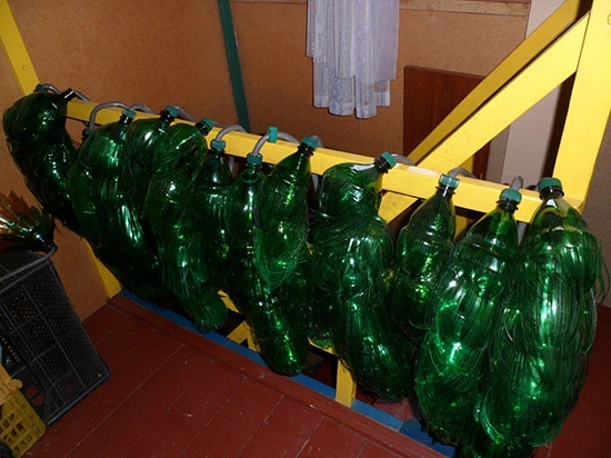 Пальма из пластиковых бутылок