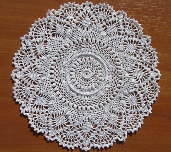 Салфетка с чудесными ажурами