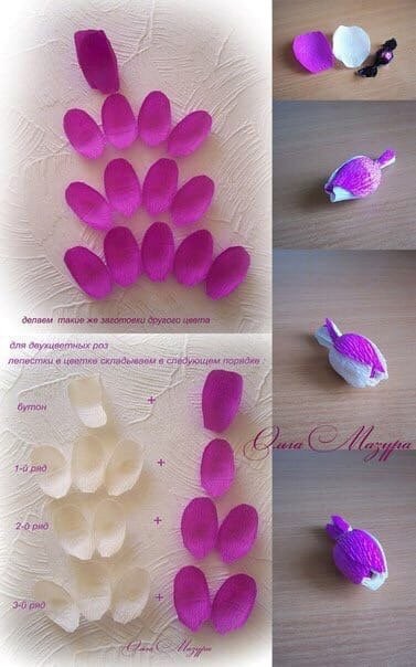 ​Сладкий букет из двухцветных роз