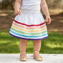 Весенняя юбочка для девочки