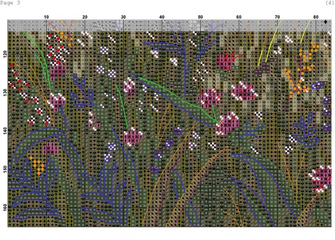 ​Вышивка "Летний луг"