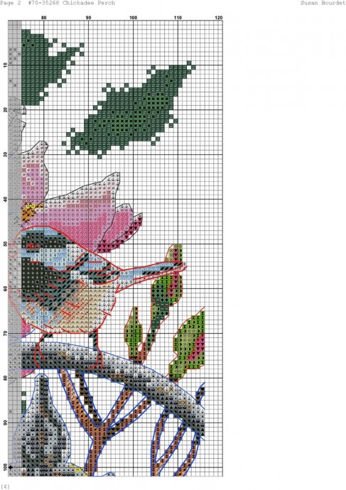 Вышивка нежных цветов на черном фоне