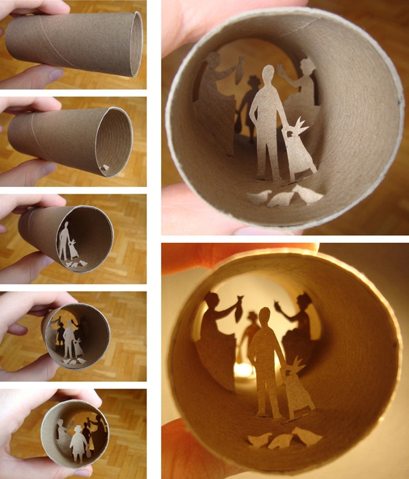 Целый мир в бумажных цилиндрах: вдохновляющие идеи