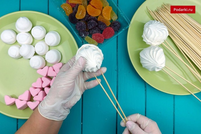 Делаем восхитительный съедобный букет