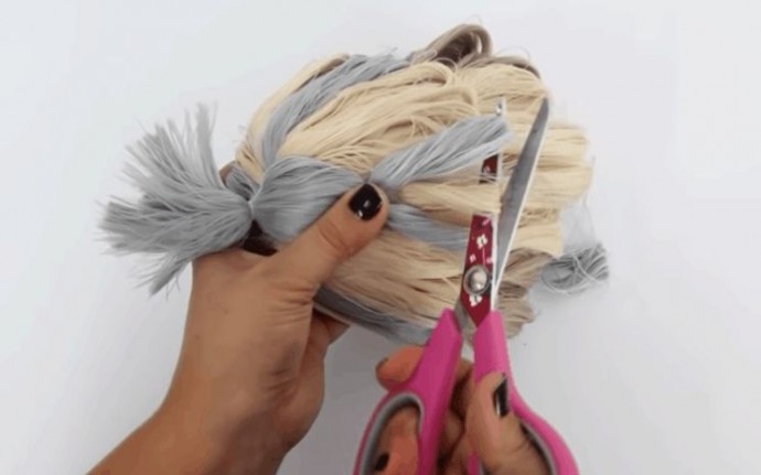 ​Гламурные щенки из ниток