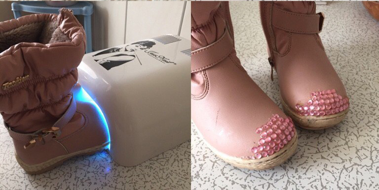 Идея для декора потершейся обуви