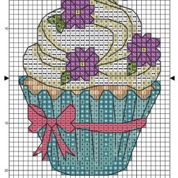 ​Вышиваем кексики