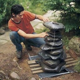 Делаем фонтан на даче своими руками