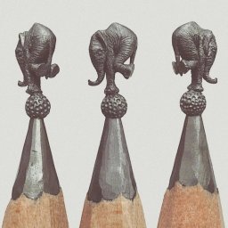 Микроскульптуры на грифеле карандаша