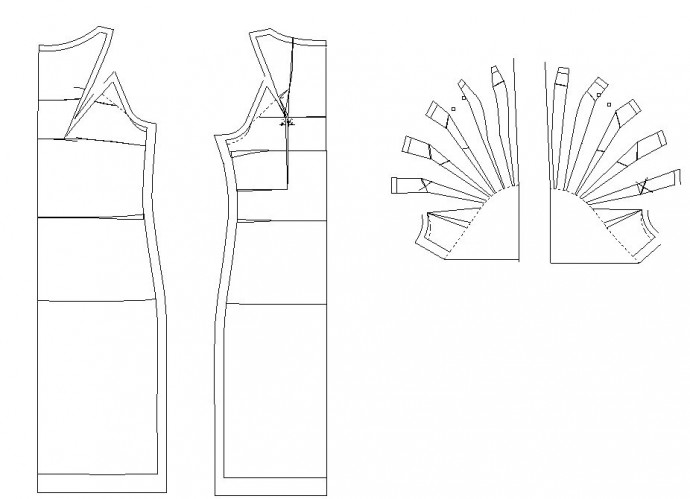 Фантазийный короткий рукав