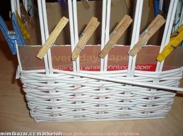 Корзинки из газетных трубочек Корзинки из газетных трубочек