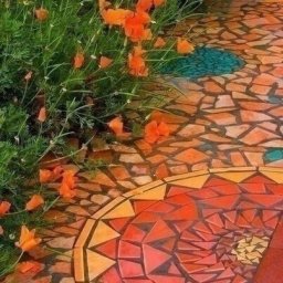 Садовая мозаика