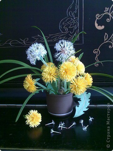 Мастерим красивый и правдоподобный одуванчик