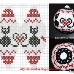 ​Новогодние вязаные шарики