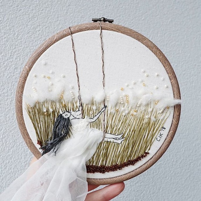 Объемная вышивка без границ: идеи