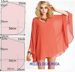 Очень легкие летние модели платьев и туник: моделирование