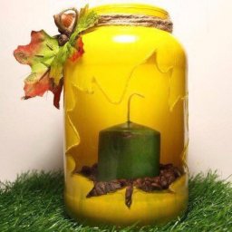 Осенний подсвечник
