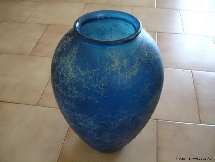 Ваза своими руками из папье-маше