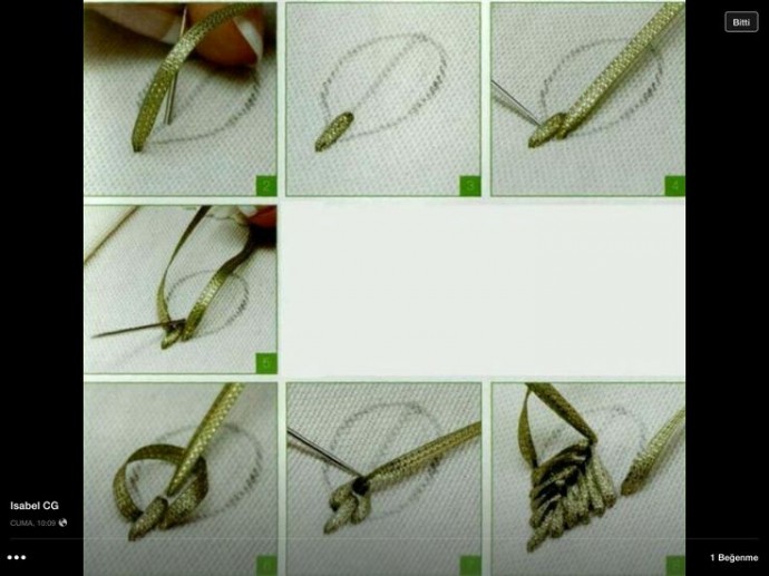 Вышивка с помощью лент на высшем уровне