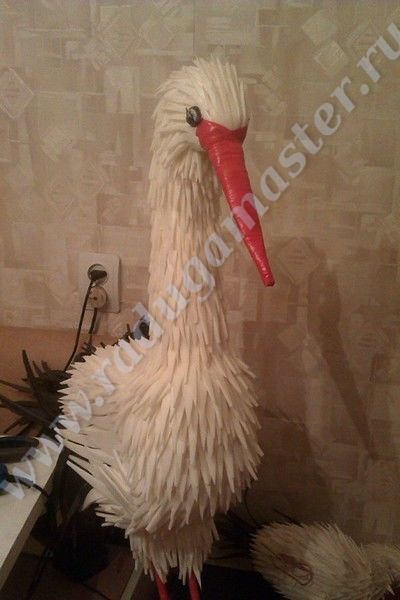 Аист из изолона
