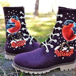 ​Идеи украшения валенок