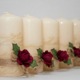 Декорируем свечи