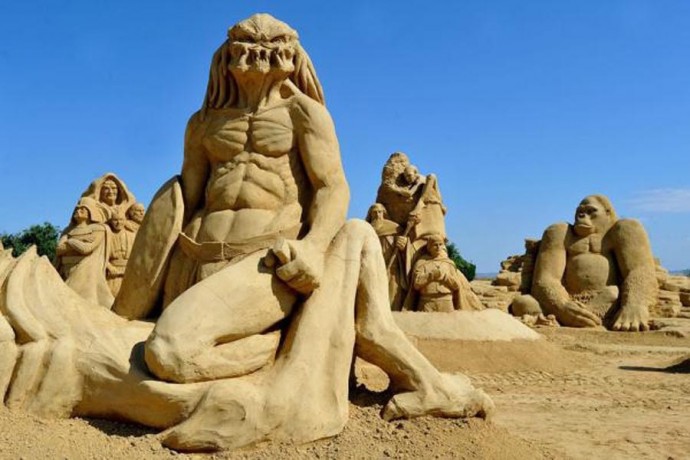 Фигуры из песка для вдохновения