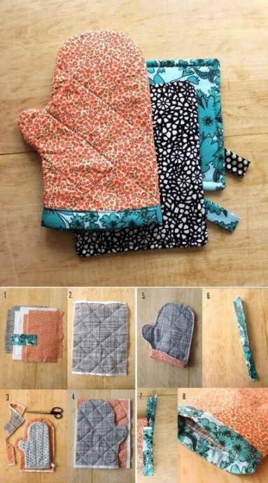 Шьем рукавицы для кухни Шьем рукавицы для кухни
