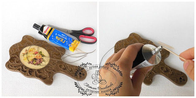 Зеркало "Винтажный букет"