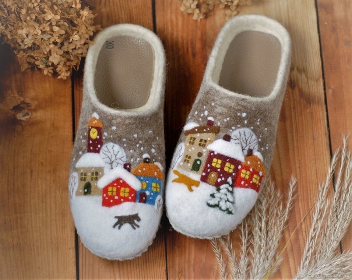 Тапочки ручной работы
