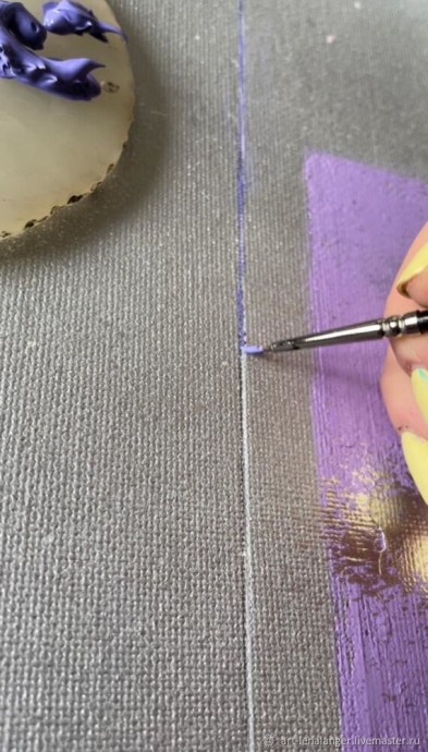 Интерьерная абстракция на холсте