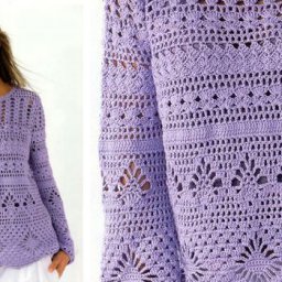 Невероятно красиво подобранные узоры для джемпера