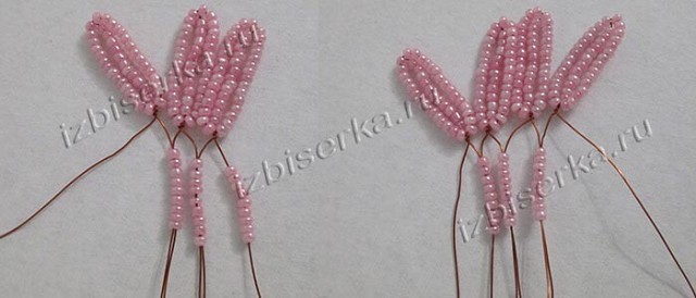 Очень красивый гиацинт из бисера