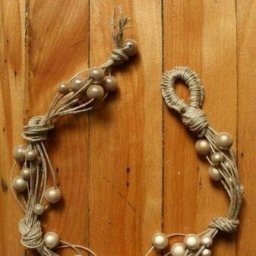 Потрясающие украшения из шнура