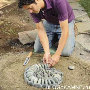 Спиральное мозаичное панно