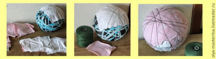 Темари или искусство вышивки на шарах: создание основы