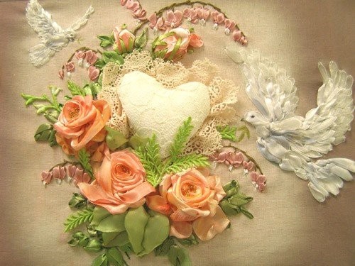 ​Восхитительные примеры вышивки лентами