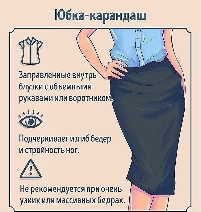 Как ноcить и c чем cочетать pазные виды юбок