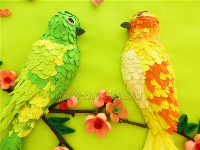 Картина в стиле квиллинг: мастер-класс