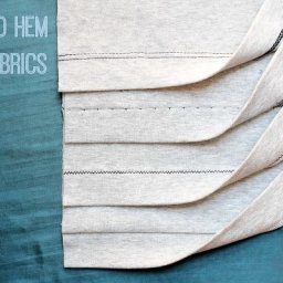 Как подшить трикотажное полотно