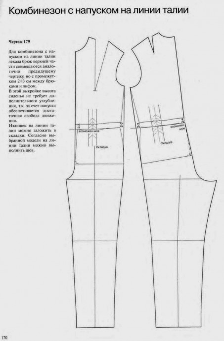 Построение комбинезона Построение комбинезона