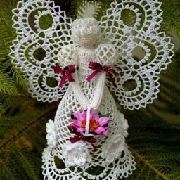 Схемы ажурных ангелов крючком