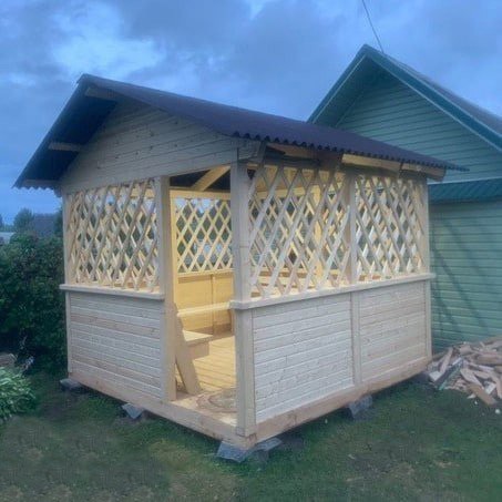 Шикарная беседка своими руками