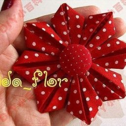 Текстильный цветок: мастер-класс