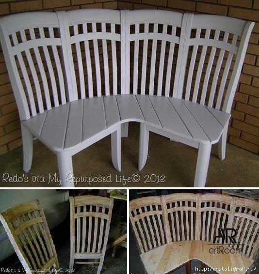 Что сделать из старых стульев