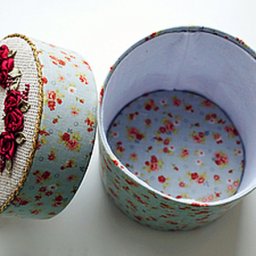 ​Делаем красивую шкатулку с вышивкой