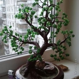 ​Деревце из бисера