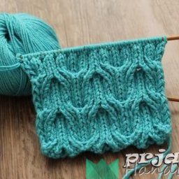 Изумительный объемный двухсторонний узор