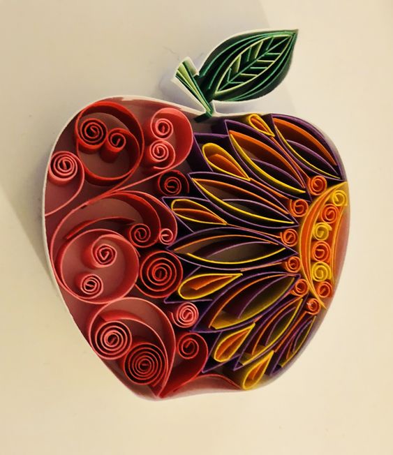 Яблочный квиллинг